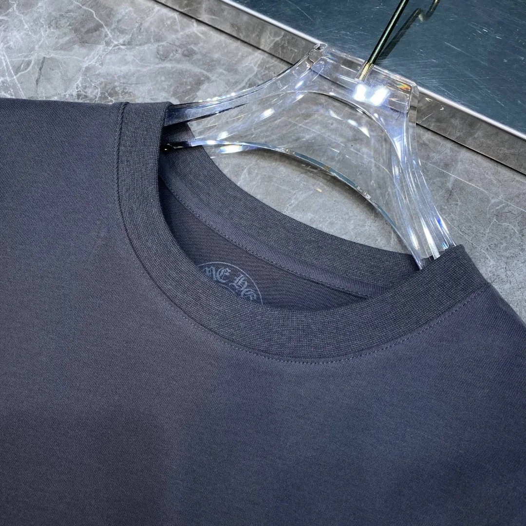 P160 Chrome Hearts long T series, counter synchronized, classic cross horseshoe flower arms ⭐ long-sleeved T-shirt, city limited edition ❤ special customized version 1:1 high weight fabric Recommended colors: white, black, mud gray, code size: S, M, L, XL.